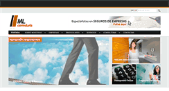 Desktop Screenshot of mlcorreduria.com
